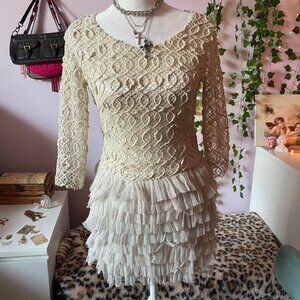 Ruffled Avant-Garde Ballerina Dress